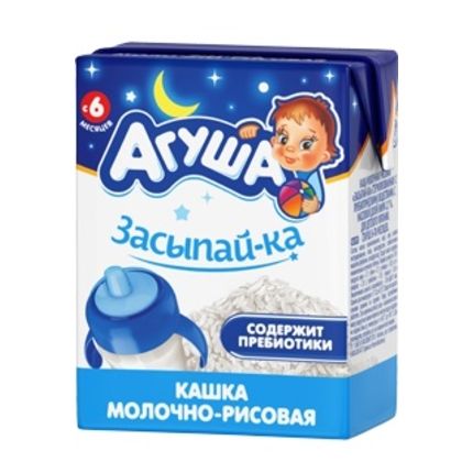 Каша молочно-рисовая Агуша Засыпайка 200мл