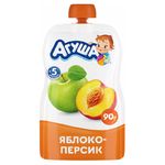 Агуша Пюре фруктовое Яблоко-персик Я сам! (90гр)