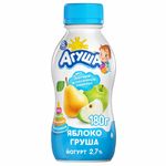 Йогурт Агуша 2,7% бут 180г Яблоко-Груша