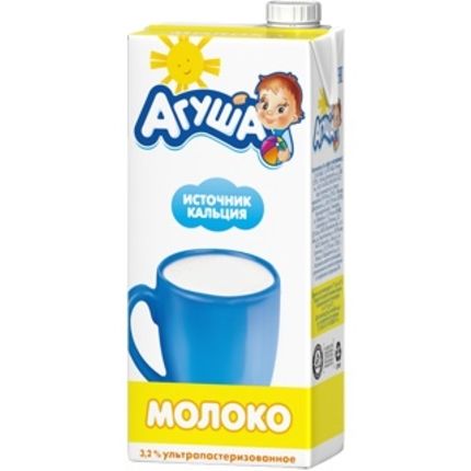 Молоко Агуша 3,2% 925мл, с 3 лет