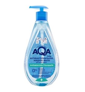 AQA baby Антибактериальное жидкое мыло для всей семьи, 500 мл
