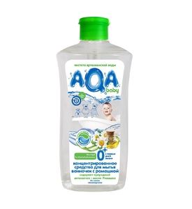 AQA baby Концентрированное средство для мытья детских ванночек с ромашкой, 500 мл