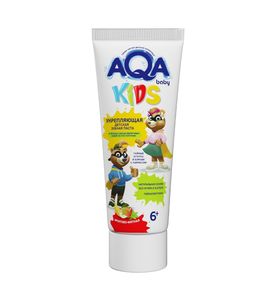 AQA baby KIDS Укрепляющая детская зубная паста, 75 мл
