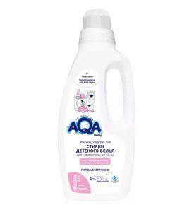 AQA baby Жидкое средство для стирки детского белья для чувствительной кожи, 1000 мл