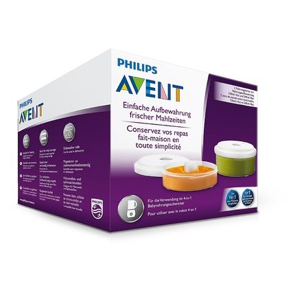 Контейнеры для хранения 2шт. Philips Avent