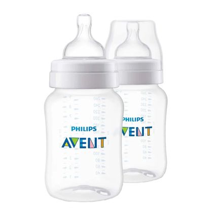 Philips Avent SCF813/27 Бутылочка для кормления, Anti-colic, 260 мл, 2шт  PP