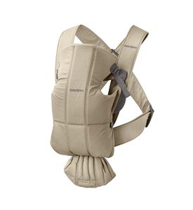 BabyBjorn РЮКЗАК ДЛЯ ПЕРЕНОСКИ РЕБЕНКА Mini, Woven, Beige 0210.26