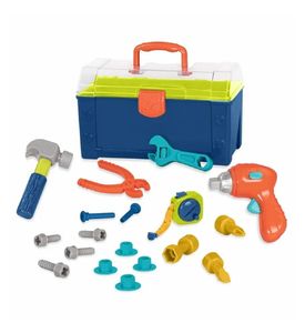 Battat  Набор игрушечных строительных инструментов в контейнере 68011-1
