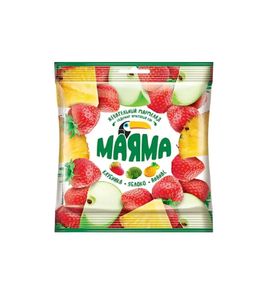 Жев. мармелад MaYama ананас, клубника, яблоко 70г.