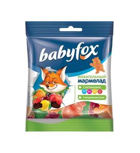 Жевательный. мармелад baby fox бегемоты 30г Жевательный. мармелад baby fox бегемоты 30г