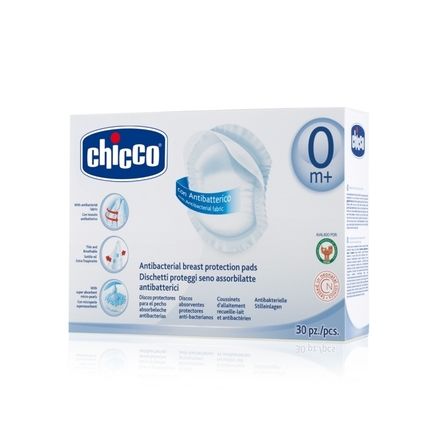 CHICCO Прокладки для груди антибактериальные №30