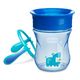 CHICCO Чашка-поильник Perfect Cup (Носик 360) 12мес+, 200 мл., цвет голубой