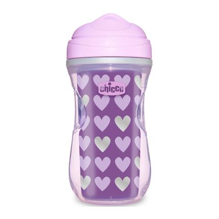 CHICCO Поильник Active Cup 266мл 14м+ фиолетовый