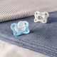 CHICCO Пустышка сил. PHYSIOFORMA DUAL SOFT blue, 6-16 мес, 2 шт
