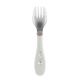 CHICCO Набор столовых приборов Metal Cutlery 18м+ (ложка, вилка), серый