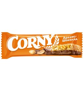 Corny BIG Злаковая полоска с арахисом и молочным шоколадом