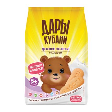 Дары Кубани Детское печенье с кальцием 120г