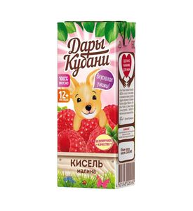 Дары Кубани Кисель из малины 0.2л