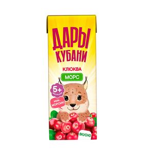 Дары Кубани Морс Клюква 0.2л