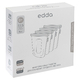 EDDA Набор силиконовых пакетов, 4 шт., Пломбир 240мл. 0000010148