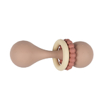 EDDA Погремушка Гантеля, Пудра. SBR-01002