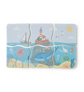 EDDA Игрушка-пазл для ванны, 6 деталей, Водный мир EBP-01002