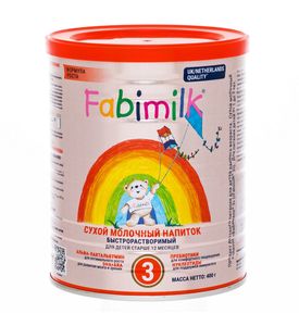 Fabimilk 3 Сухой молочный напиток, 400г