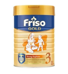Сухой молочный напиток Friso Фрисолак 3 Gold (800гр)
