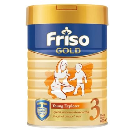 Сухой молочный напиток Friso Фрисолак 3 Gold (800гр)