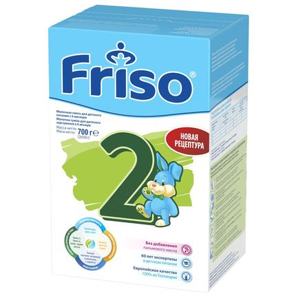 Сухая последующая молочная смесь Frisolac Фрисолак 2 (700гр)