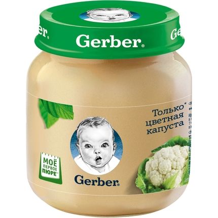 Gerber® Овощное пюре Цветная капуста, 130гр