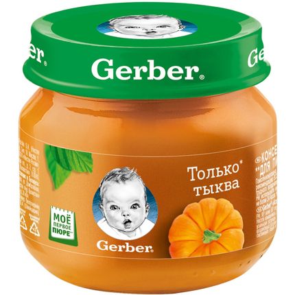 Gerber® Овощное пюре Тыква, 80гр