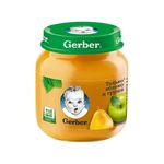 GERBER Яблоко Груша пюре 125г