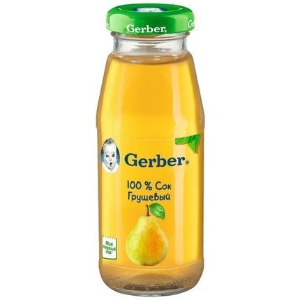 Gerber® Сок грушевый, осветленный, 175мл