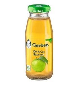 Gerber® Сок яблочный, осветленный, 175мл