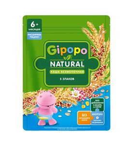 GIPOPO Каша пауч б/молоч Мультизлаковая 180г GIPOPO Каша пауч б/молоч Мультизлаковая 180г