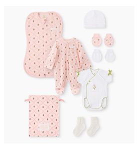 Happy Baby , Комплект для новорожденных (7 предметов) (розовый) Happy Baby , Комплект для новорожденных (7 предметов) (розовый)