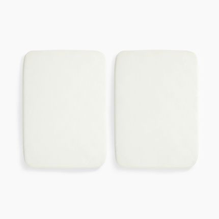 Happy Baby Набор простыней на резинке 100x70 см, 2 шт. (white) 87578 Happy Baby Набор простыней на резинке 100x70 см, 2 шт. (white) 87578