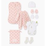 Happy Baby , Комплект для новорожденных (7 предметов) (розовый) Happy Baby , Комплект для новорожденных (7 предметов) (розовый)
