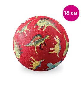 Crocodile Creek Мяч 7'/ Динозавры, красный 2167-4
