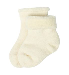 OLANT BABY носки шерсть плюш, молочный NPML-001