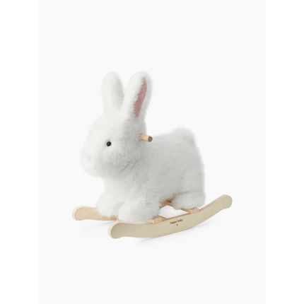 Happy Baby 91034, Игрушка-качалка BUNNY (white)