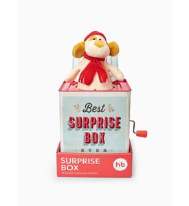 Happy Baby 331875, Музыкальная шкатулка с сюрпризом SURPRISE BOX (ретро)