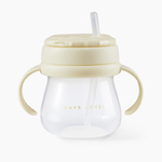 Happy baby 14012, Поильник с трубочкой и ручками 250мл. (cream)