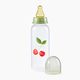 Happy Baby 10018, Бутылочка для кормления с латексной соской 250 мл. (cherry)