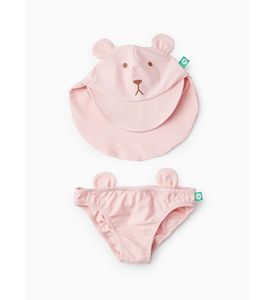 Happy Baby 50650, Комплект для девочек: панама и плавки (pink)