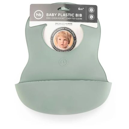 Happy baby 16000, Нагрудный фартук пластиковый (dark green)