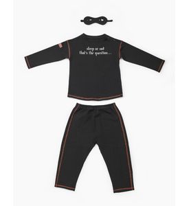 Happy Baby 90090, Комплект: брюки, джемпер, повязка на голову (black)