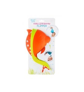 Roxy Kids Ковшик для купания малышей Flipper, оранжевый.