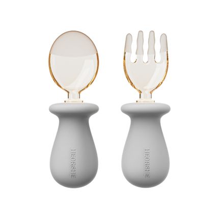 HEORSHE  Набор «Ложечки и вилочки из PPSU» (HOS-02-021(G)) Grey